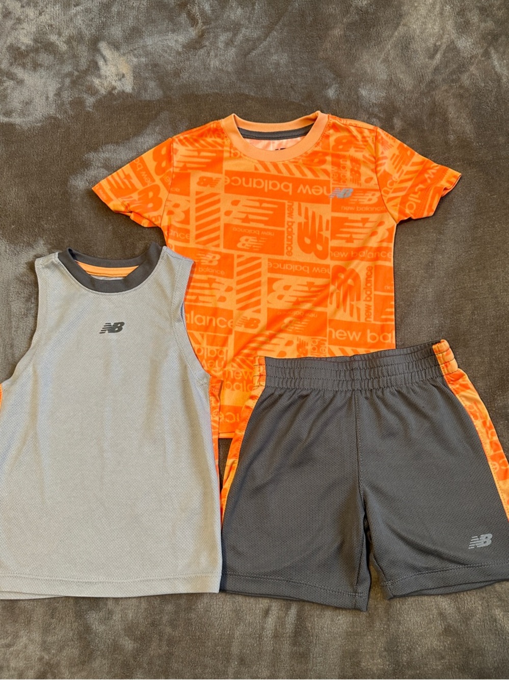 New Balance Sports Tee, Tank & Basketball Shorts Set - Athletic, Soccer wear